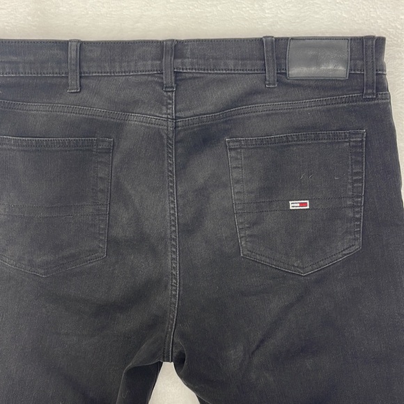 Tommy Jeans Slim Black Jeans Mens 38x32 - Picture 5 of 8
